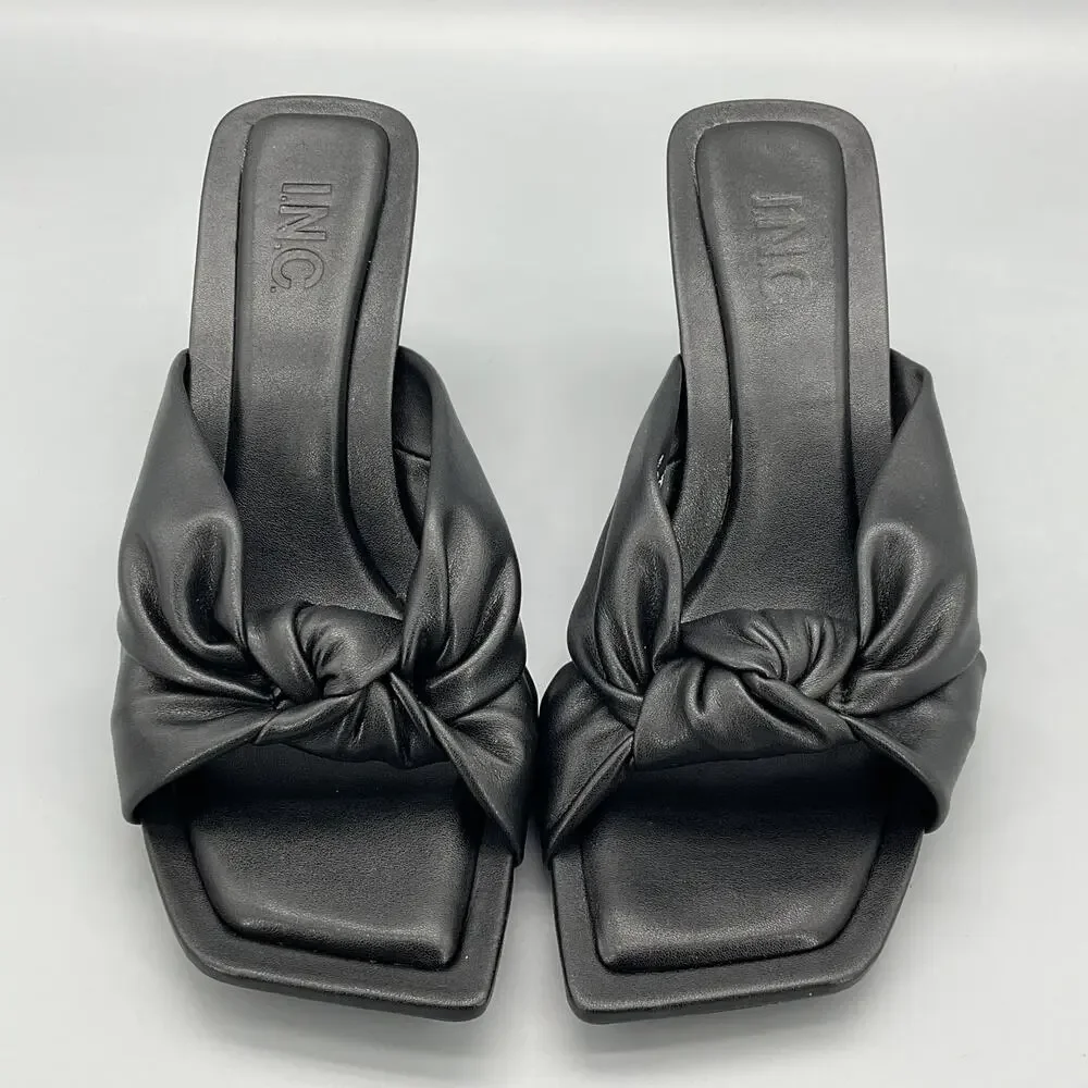 NEW INC Women’s Jerriee Dress Sandals Black Size 7.5M